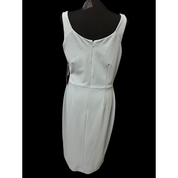 Betsey Johnson Sleeveless Sheath Dress Women 10 blue Scoop Neckline workattire - Picture 6 of 9